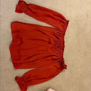 Burnt orange top nwot